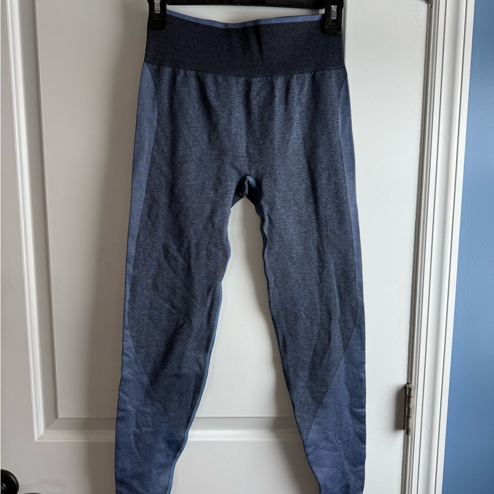 Victoria’s Secret PINK Blue Seamless Leggings